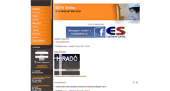 Desktop Screenshot of estv.hu